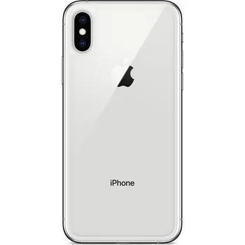 Náhradní kryt pro mobilní telefon Apple iPhone XS - Zadní skleněný kryt + zadní kamery (White)