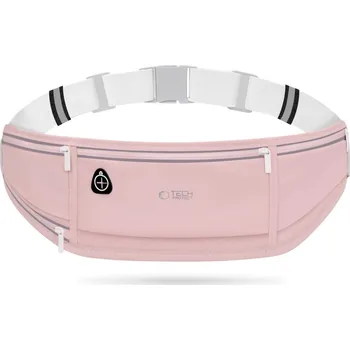 Náhradní kryt pro mobilní telefon Sportovní taška Tech-Protect M3 Universal Sport Waist Bag dusty rose