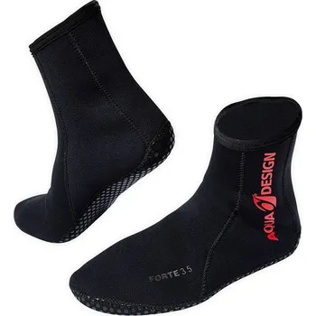 Neoprenový oblek Neoprenové ponožky AQUADESIGN Forte BLACK - velikost: 46/47
