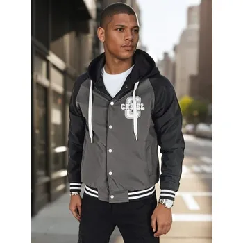 Dstreet Jedinečná oboustranná bomber pánská bunda