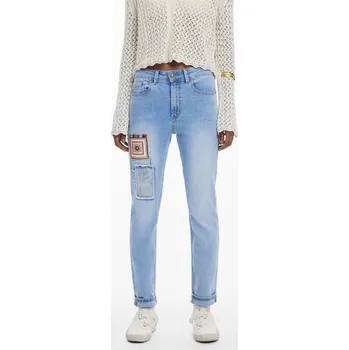 Dámské džíny Dámské jeans DESIGUAL 25SWDD77 5007 DENIM SEE YOU Velikost: 42