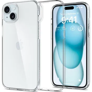 Náhradní kryt pro mobilní telefon Kryt Spigen Liquid Crystal iPhone 15 Crystal Clear