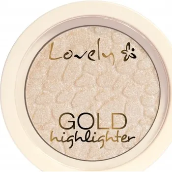 Rozjasňovač Krásný zlatý rozjasňovač s kamenem na obličej