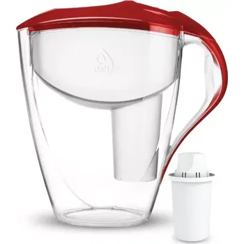 Filtrace vody Dafi Astra classic - filtrační konvice - 3 l - červená - filtr zdarma