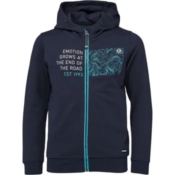 Chlapecké oblečení Chlapecká mikina LOAP DORM 158/164 Tmavě modrá, Světle modrá