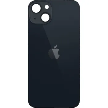 Náhradní díl pro mobilní telefon Apple iPhone 13 Mini - zadní sklo krytu se zvětšeným otvorem na kameru (Midnight)