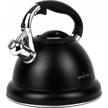 Konvice na čaj Konvice tradiční ocelová Starke Pro 3 l černá