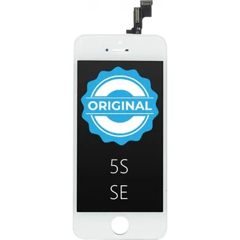Original Bílý LCD displej iPhone 5S/SE