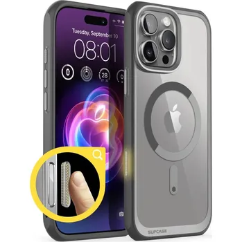 Náhradní kryt pro mobilní telefon Kryt Supcase Ub Mag Magsafe iPhone 16 Pro Grey