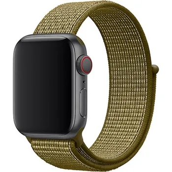 Řemínek na hodinky Nylonový řemínek pro Apple Watch (38/40/41mm) Olive Flak
