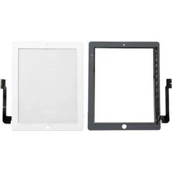 Náhradní kryt pro mobilní telefon Apple iPad 3/iPad 4 - dotyková plocha, sklo (digitizér), originál - bílý