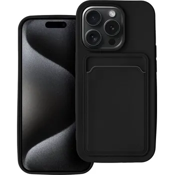 Náhradní kryt pro mobilní telefon Kryt Card Case iPhone 15 Pro black