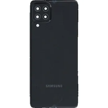Náhradní kryt pro mobilní telefon Samsung Galaxy A22 4G - Zadní kryt baterie - černý se sklem Kamery (náhradní díl)