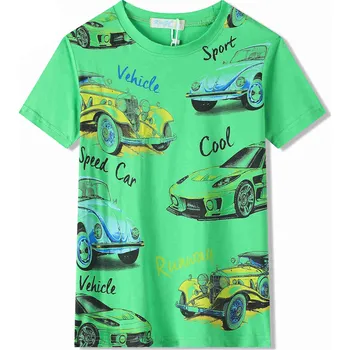 Chlapecké tričko - KUGO MC9858, zelená Barva: Zelená, Velikost: 110