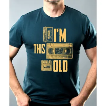 I'M THIS OLD, V2 - Pánské tričko Basic - Nejoblíbenější - XS