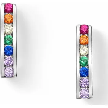 Náušnice Stříbrné náušnice Zahra VÍCEBAREVNÉ