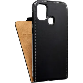 Náhradní kryt pro mobilní telefon Kryt Flip Case Slim Flexi Fresh Samsung Galaxy M31 černý