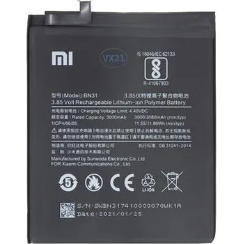 Baterie pro mobilní telefon Xiaomi Mi A1, Redmi Note 5A Prime - baterie BN31 3080 mAh
