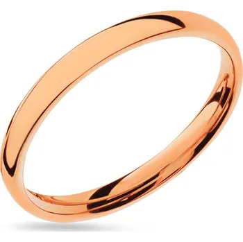 Prsten Pánský snubní prsten 2,5 mm v růžovém zlatě IZKR001R-M + dárkové balení LUXUS zdarma