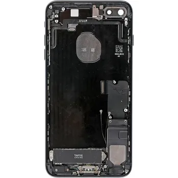Náhradní kryt pro mobilní telefon iPhone 7 Plus - Zadní housing s předinstalovanými díly (Matte black)