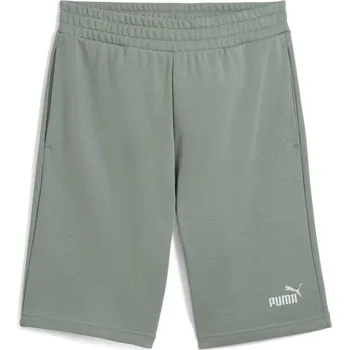 Pánské kraťasy Pánské teplákové kraťasy Puma ESSENTIALS 2 COLOR NO 1 LOGO SHORTS 10 M Zelená, Bílá