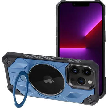 Náhradní kryt pro mobilní telefon Kryt Armor Mag Cover s Magsafe iPhone 13 Pro Max modrý