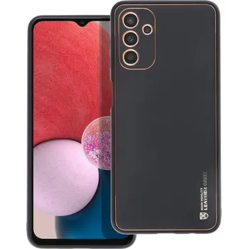Náhradní kryt pro mobilní telefon Kryt Forcell LEATHER Case Samsung Galaxy A13 5G černý