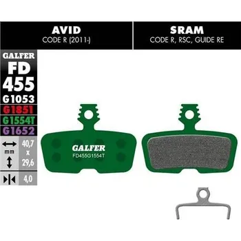 Brzda na kolo Brzdové destičky Galfer Pro FD455 G1554T Avid/SRAM FD455G1554T - Odesíláme do 24 hodin