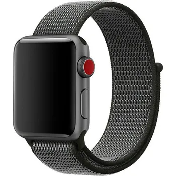 Řemínek na hodinky Nylonový řemínek pro Apple Watch (38/40/41 mm) Dark Olive barva