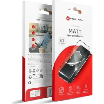 Náhradní díl pro mobilní telefon Ochranné tvrzené sklo Forcell Matt Glass - iPhone XS Max / 11 Pro Max black