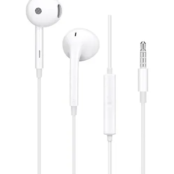 Sluchátka Sluchátka Oppo Original Wire Earphones Jack 3,5 mm With Microphone Mh135 white Bulk