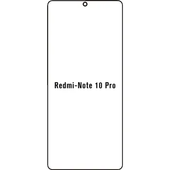 engaroGuard Hydrogel - ochranná fólie - Xiaomi Redmi Note 10 Pro průsvitná nepoužívám kryt = folie na celý displej 1 kus s výřezem přední kamery