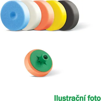 BOLL Houbička MINI na leštění na závit - tvrdá (bílá) 80 mm 0030106