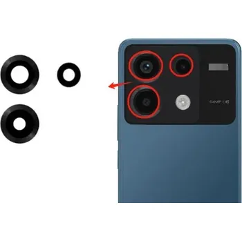 Náhradní sklo zadní kamery - Xiaomi Poco X6