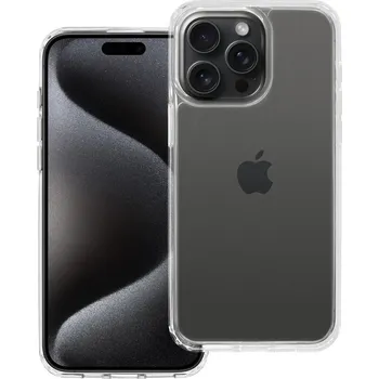 Náhradní kryt pro mobilní telefon Kryt Super Clear Hybrid Case iPhone 15 Pro Průhledný