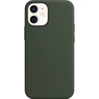 Náhradní kryt pro mobilní telefon engaroGuard iPhone 12 mini Silikonové pouzdro s MagSafe - Cyprus Green design (zelený)