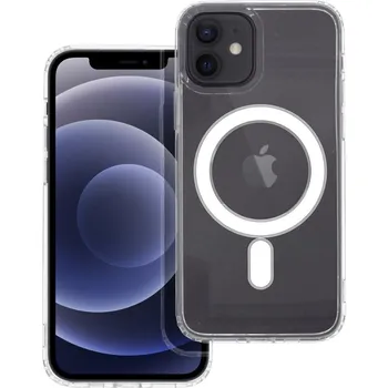 Náhradní kryt pro mobilní telefon Kryt Clear Mag Cover Case s Magsafe iPhone 12 Průsvitný