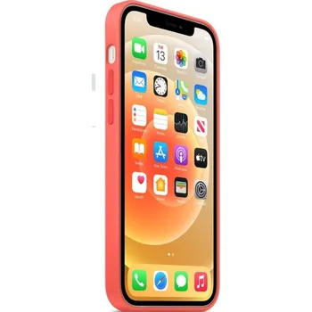 Náhradní kryt pro mobilní telefon iPhone 12 Mini Silicone Case - růžový (lososový)