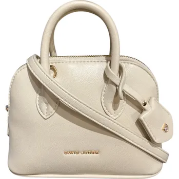 Kabelka David Jones dámská mini kabelka do ruky smetanová CM7322 almond milk