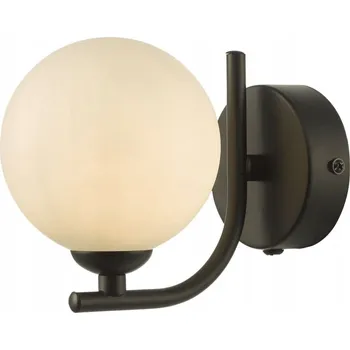 Nástěnné svítidlo Nástěnné svítidlo Cradle 1 světlo, matná černá, opálové sklo