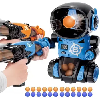 Dětská zbraň Robotická střelba na terč + 2 zbraně a 12 míčků