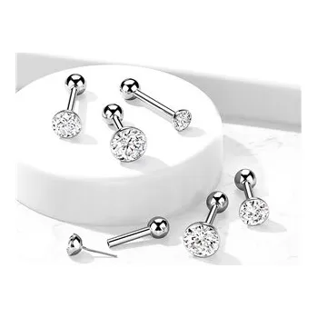 Piercing TIT1136-1206-04 Cartilage PUSH IN piercing TITAN, 1,2 x 6 mm