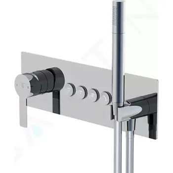 Vodovodní baterie Steinberg 390 Baterie pod omítku pro 4 spotřebiče, s tělesem, chrom, 390 2242 2