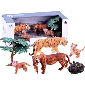 Figurka Figurky Safari - Tygři 4 ks