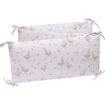 mantinel do postýlky Infantilo Ochranný bavlněný mantinel do postýlky Husy