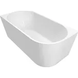 Aqualine TIBERA L rohová stojící vana, 140x70cm, bílá