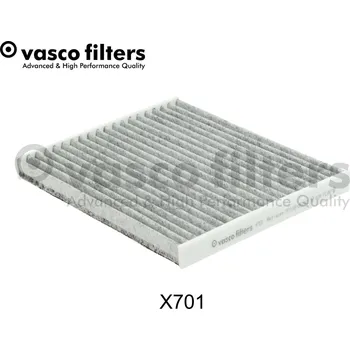 Ventilátor topení a klimatizace Filtr, vzduch v interiéru VASCO X701