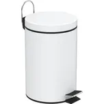 Aqualine SIMPLE LINE odpadkový koš kulatý 3l, bílá