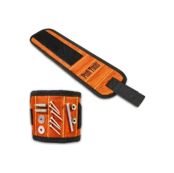 Náramek Magnetický náramek pro kutily, 32 x 9 cm, oranžový