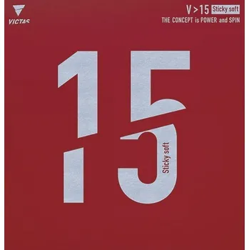 Stolní tenis Potah Victas V > 15 Sticky Soft červená max